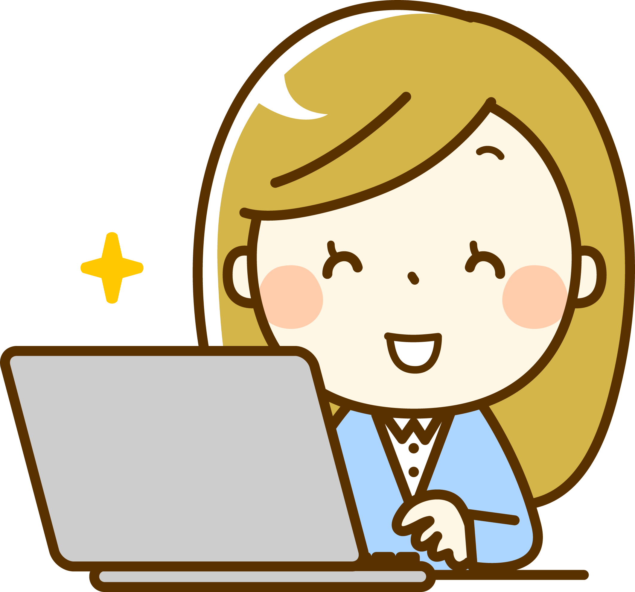 女性のイラスト